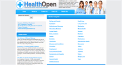 Desktop Screenshot of healthopen.com